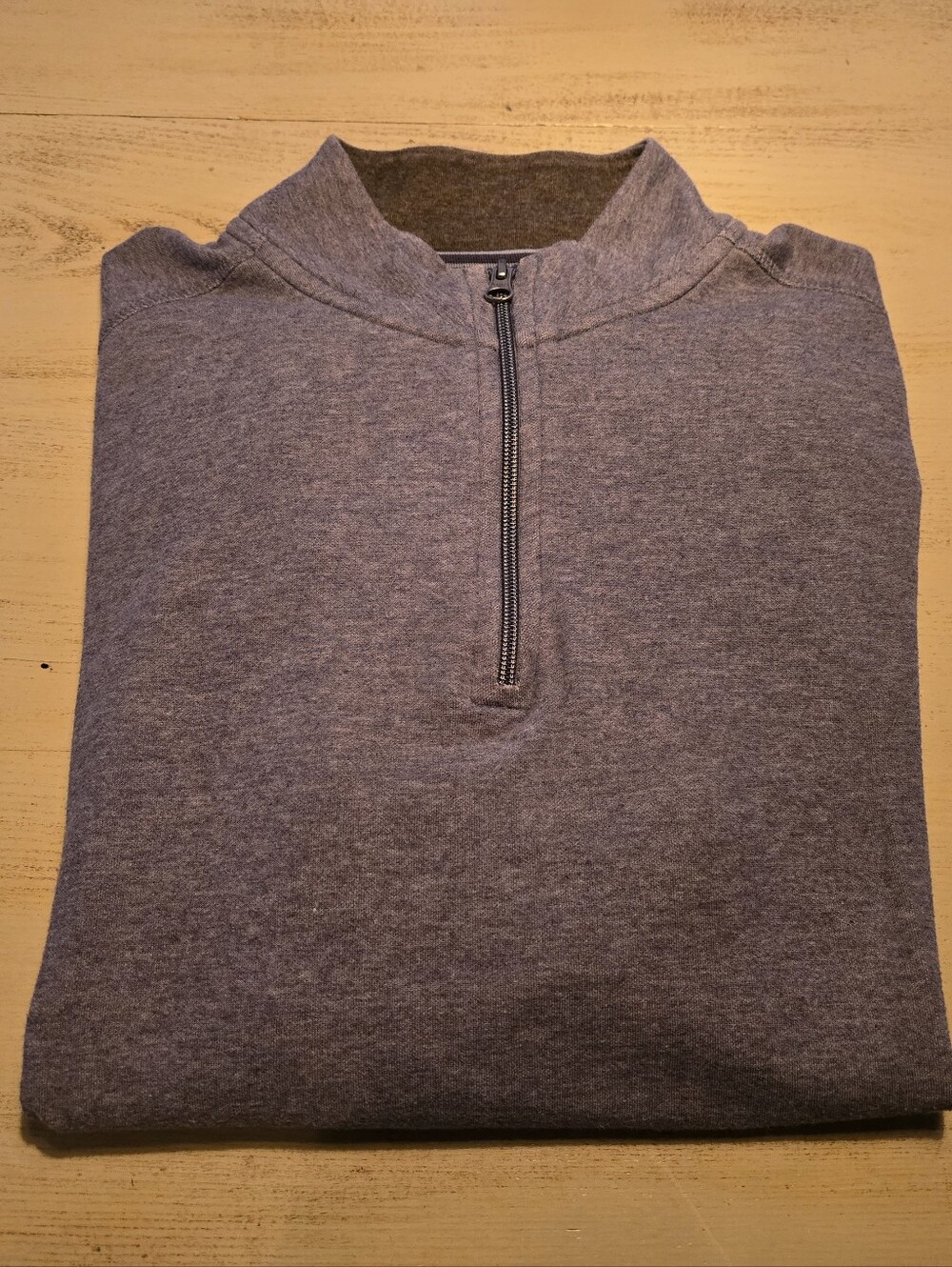 English Laundry Sweater, Men's Large, Blue, 1/4 Zip